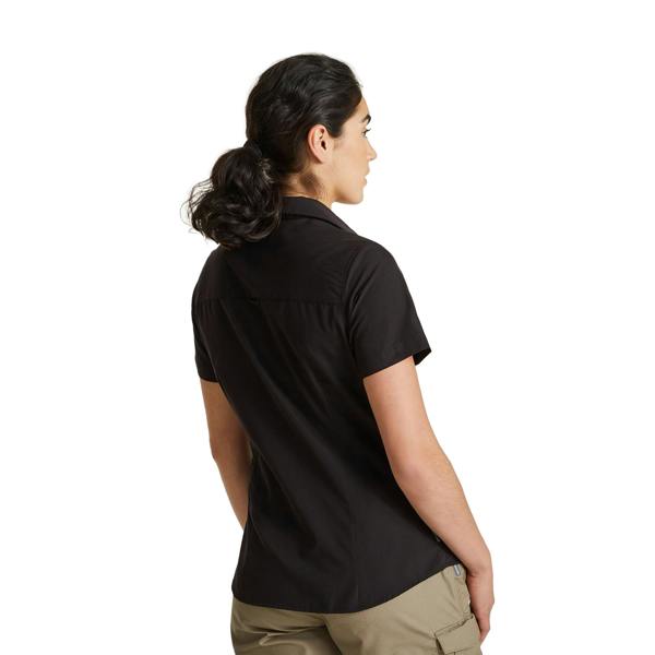 Craghoppers Womens/Ladies Expert Kiwi Short-Sleeved Shirt - Pebble