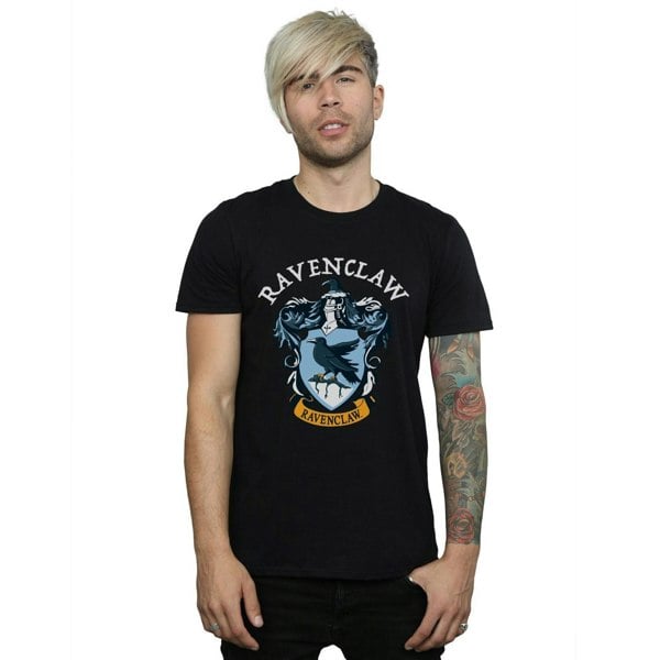 Harry Potter Mens Ravenclaw Cotton T-Shirt - Black