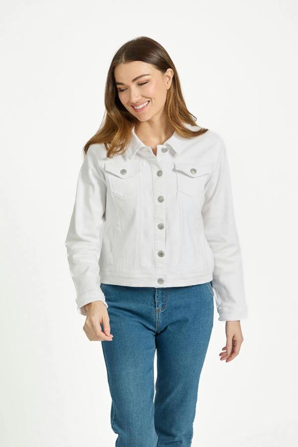 Mudflower Coloured Denim Jacket