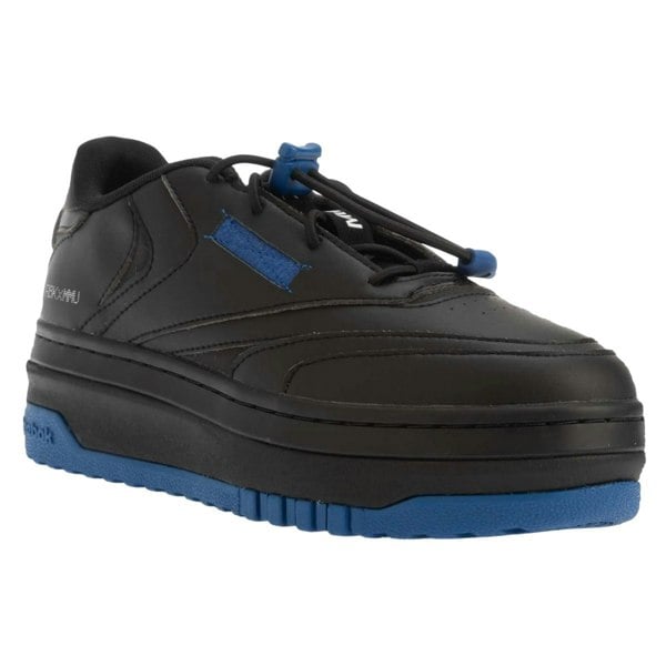 Reebok Club C Milk Makeup Vegan Leather Trainers - Black/Cobalt Blue