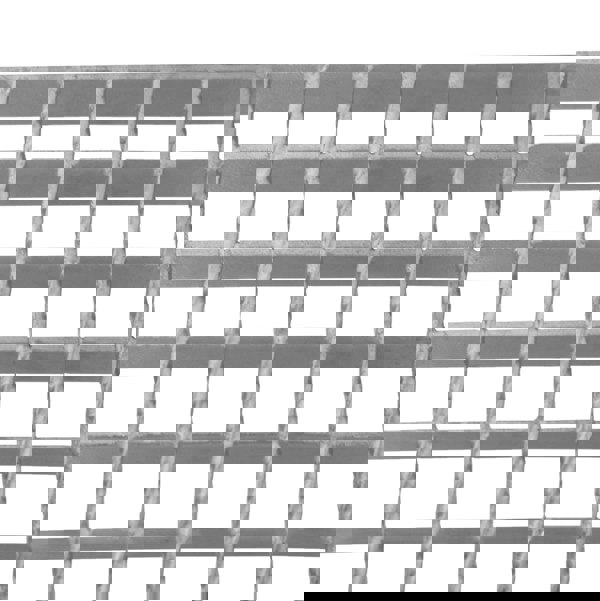 Monstershop Adjustable 2 Section Galvanised Staircase - 900mm Wide