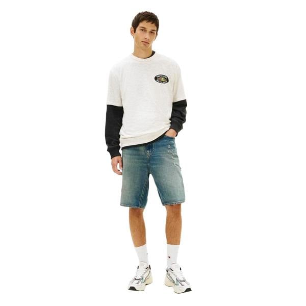 Tommy Jeans Mens Fruit Regular T-Shirt - Antique White - 