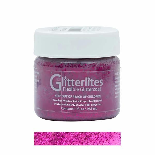 Angelus Glitterlites Paint - Sparkling Glitter Effects for Leather 1oz