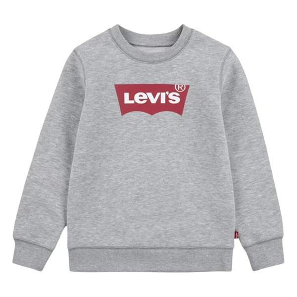 Levis Childrens/Kids Batwing Logo Crew Neck Sweatshirt - White/Red - 
