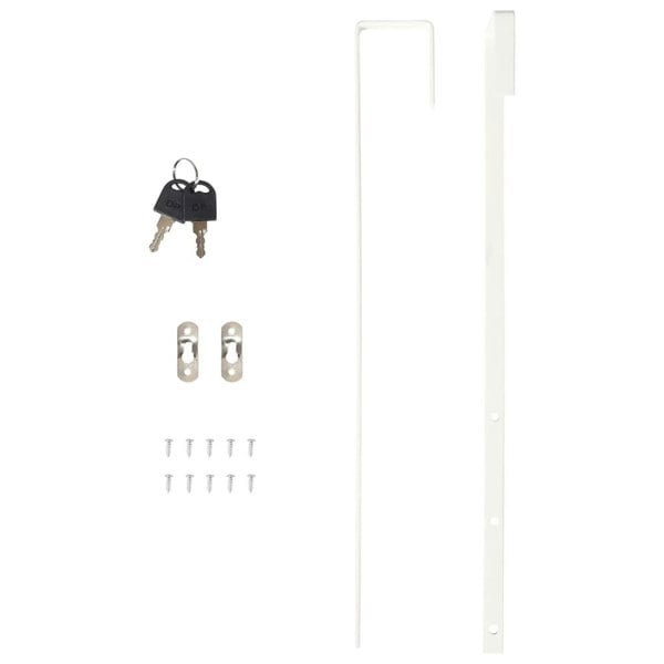 Berkfield Mirror Jewellery Cabinet Wall Mounted Black 30x8.5x67 cm