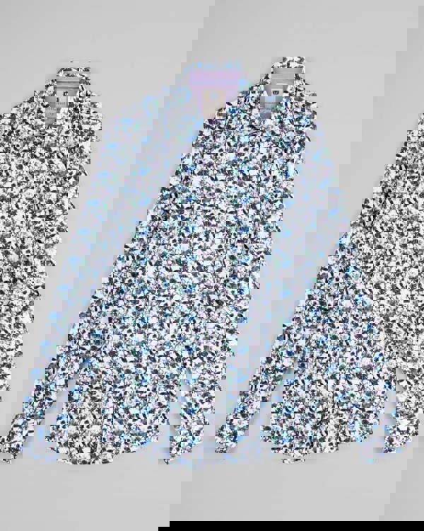 Steel & Jelly Limited Edition Blue Floral Print Long Sleeve Shirt