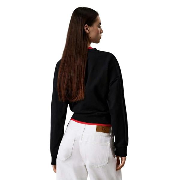 Calvin Klein Womens/Ladies Cotton Regular Sweatshirt - Black - 
