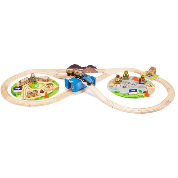 Bigjigs Rail BJT071 Construction Train Set