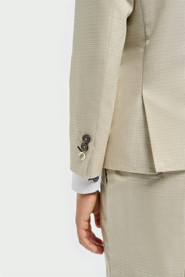 House of Cavani Boys Hampton Beige Wedding Suit