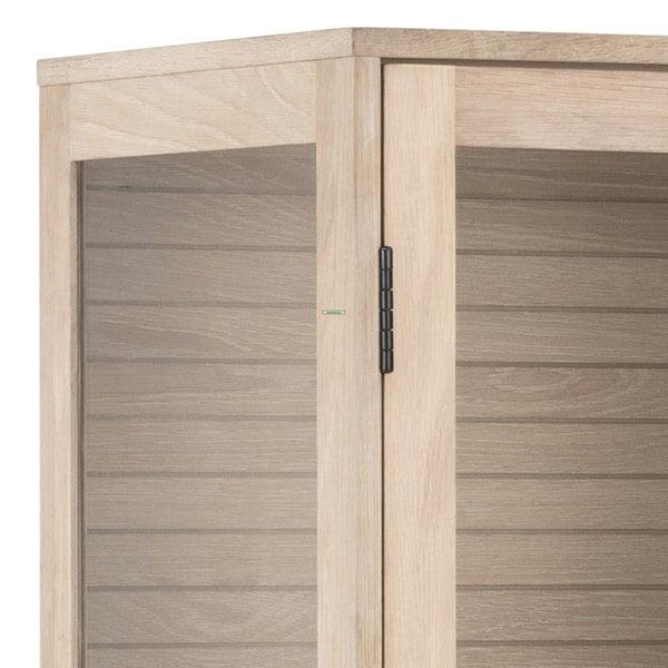 Furniture To Go Linley Display Cabinet in White Oak