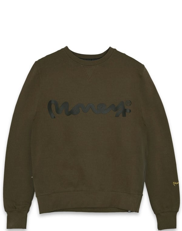 Money Chop Sig Core Crew Sweat Tan