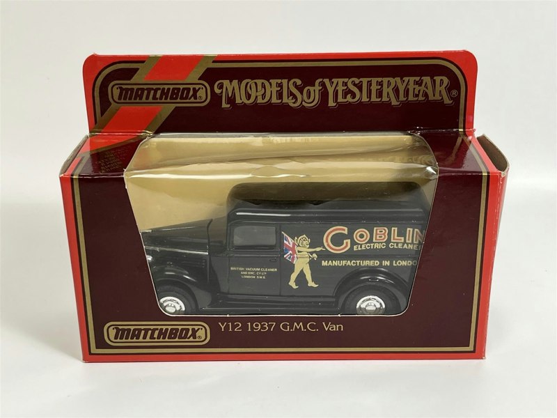 MCSlots GMC Van 1937 Goblin Electric Cleaners Models of Yesteryear 1:45 Scale Matchbox Y12D S5