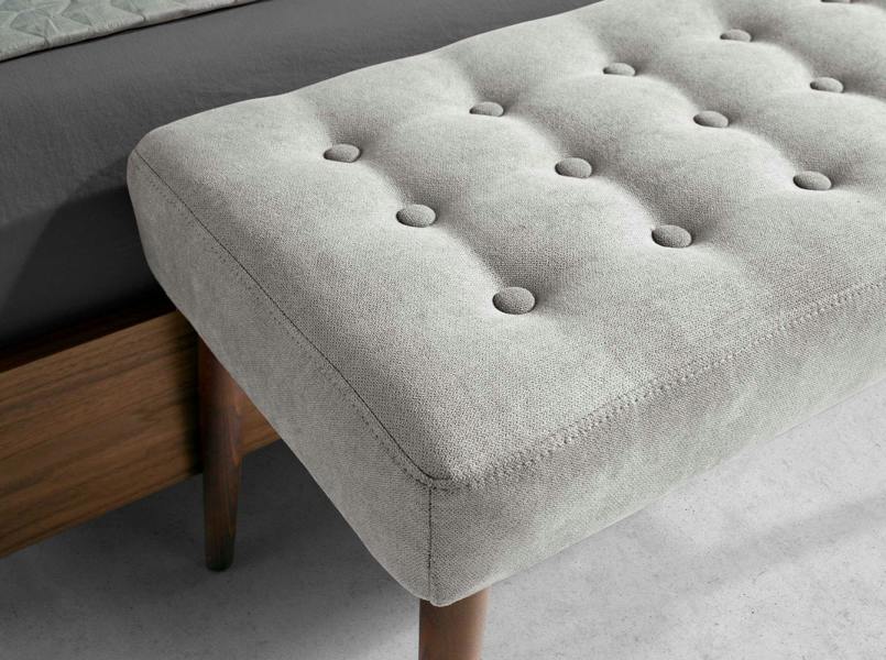 Angel Cerdá Dark Grey Fabric Stool 5107