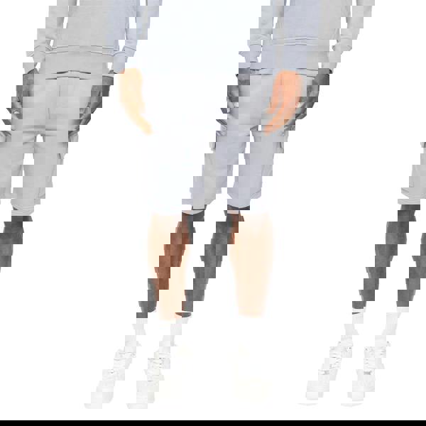 Crosshatch Mens Bardon Cargo Shorts - Steel Blue - 