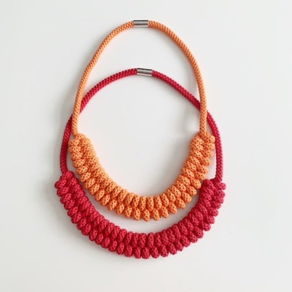 Red Cotton Necklace