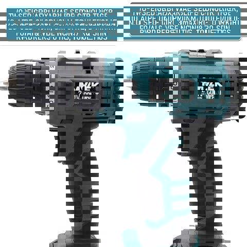 MYLEK 21V Cordless Drill Electric Li-ion Screwdriver Set, 2 Speed, Fast Charge, Variable Speed