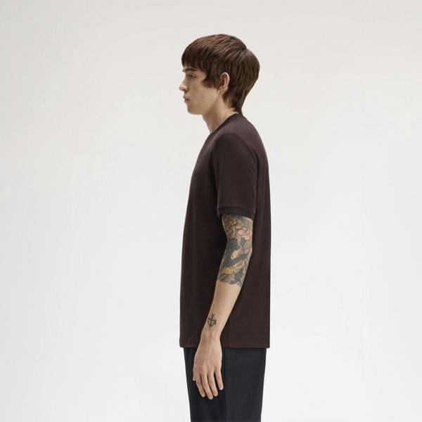Fred Perry Trim Detail Crepe Piqué T-Shirt