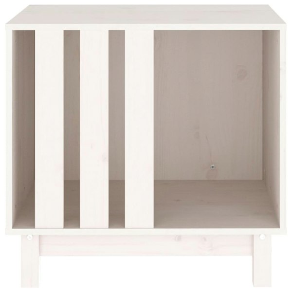 Berkfield Dog House White 60x45x57 cm Solid Wood Pine