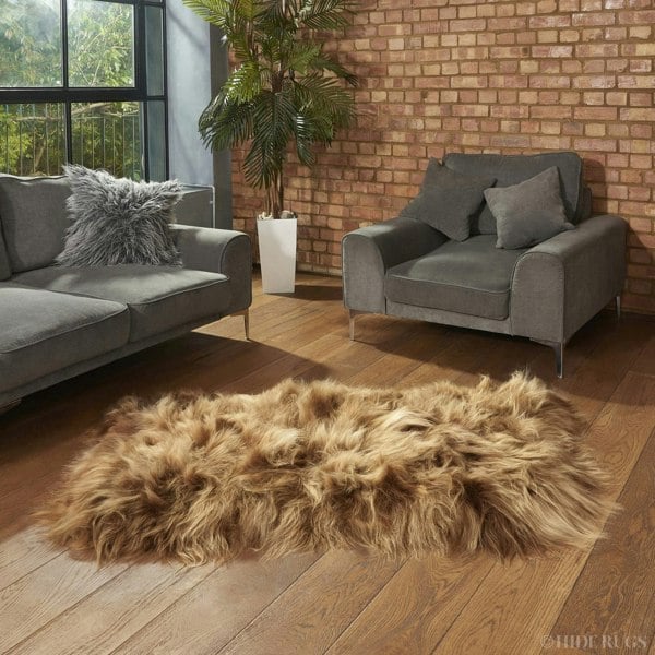 Icelandic Sheepskin Rug Rusty 3 Skin