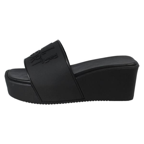 Elle Sport Ladies Elle Sport Wedge Platform Slip On Sliders F90149
