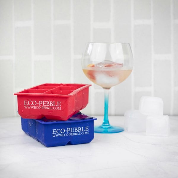 Eco-Pebble Silicone Extra Large Ice Cube Trays