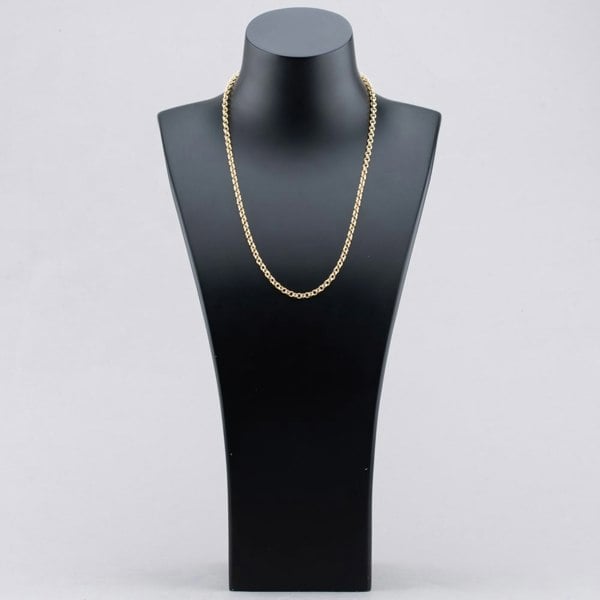 T. H. Baker 9ct Yellow Gold 18 or 20 Inch Round Belcher Chain HRB130