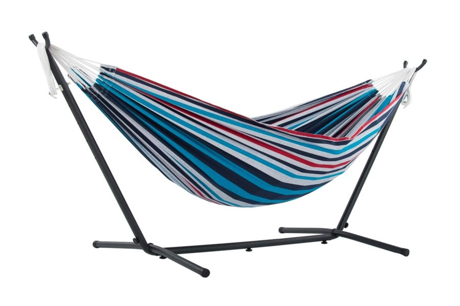 Vivere's Combo - Double Denim Hammock with Stand (9ft)