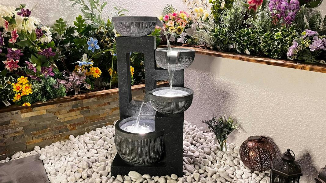 Tranquillity Water Features Mirage Cascade Contemporary Water Feature