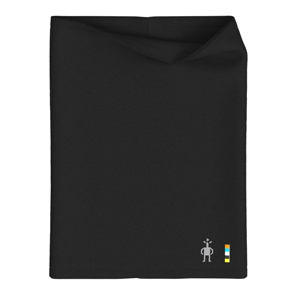 Smartwool Thermal 250gsm Merino Wool Reversible Neck Gaiter - Black/Black