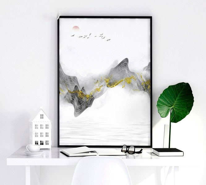 Japanese art prints | set of 3 framed wall art