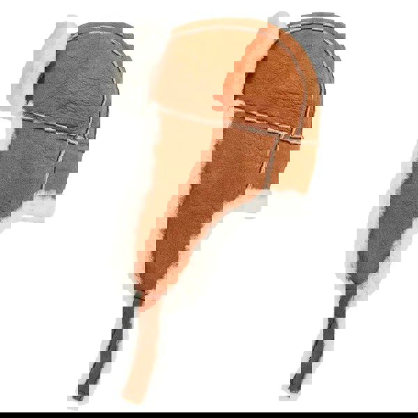 Leather Company Men's RAF Aviator Suede Sheepskin B-55 Leather Navigator Hat