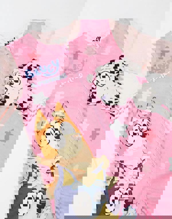 Bluey Girls Pink Character Onesie