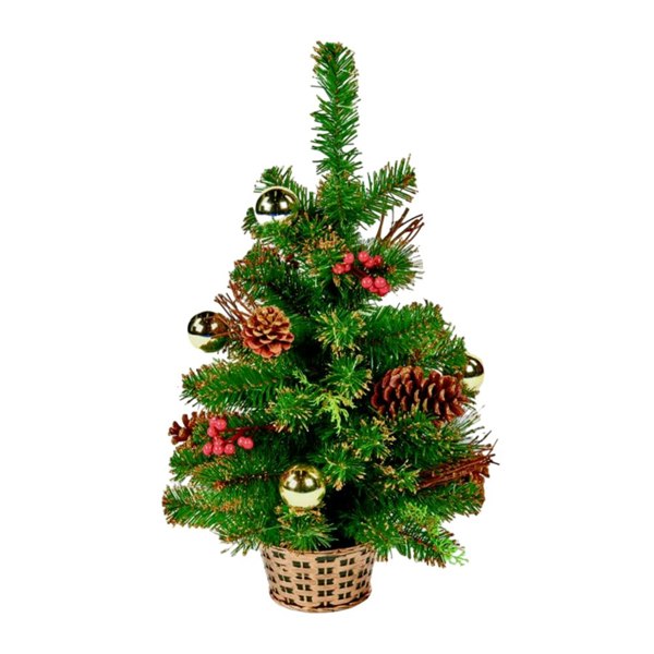 Premier Dressed Tree - Green/Red