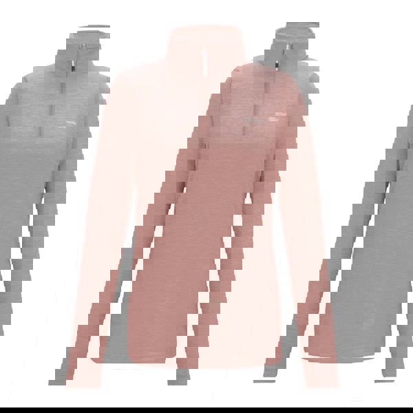 Regatta Womens/Ladies Sweetheart Quarter Zip Fleece Top - Dusty Rose