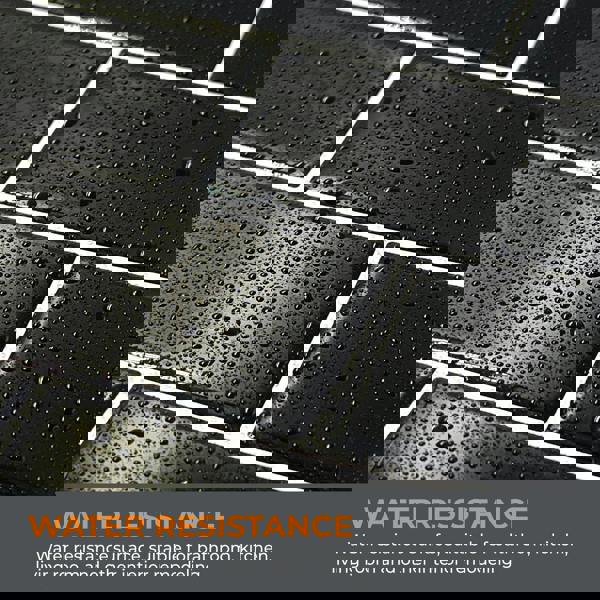 London Metro Classic Brick Pure Black Glossy Extra 3D Tile 30.5 x 30.5cm - 6 pcs