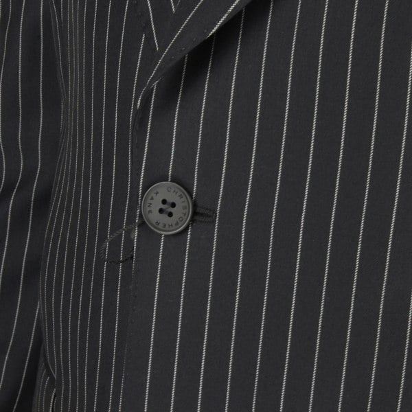 Christopher Kane black and white pinstriped jacket blazer