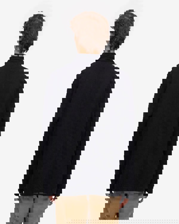 Colorful Standard Mens Organic Workwear Jacket - Deep Black