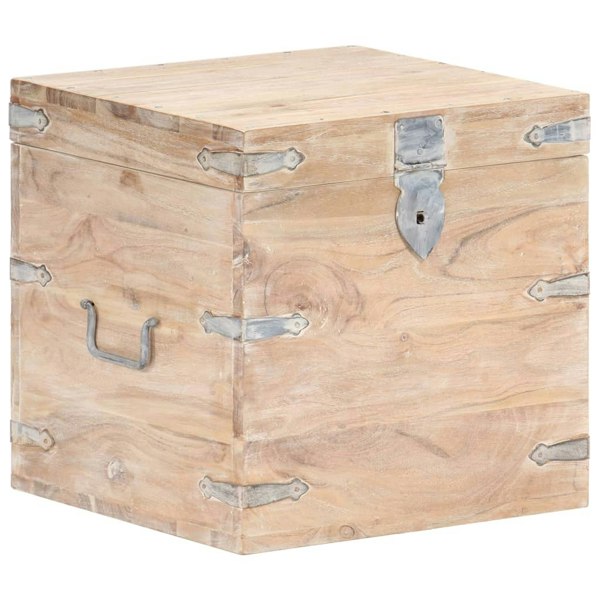Berkfield Chest 40x40x40 cm Solid Acacia Wood