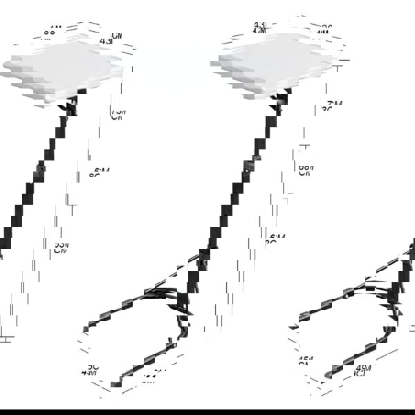 Gr8 Home Folding Laptop Table Sofa Bed Stand Computer Desk Game Driving Adjustable Tray