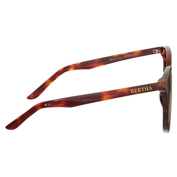 Bertha Avery Polarized Sunglasses - Tortoise/Forest Green - BRSBR050C2
