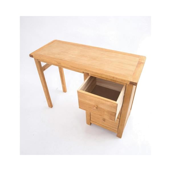 Cabinet Bits Lugo 3 Drawer Dressing Table Set Wood Knob