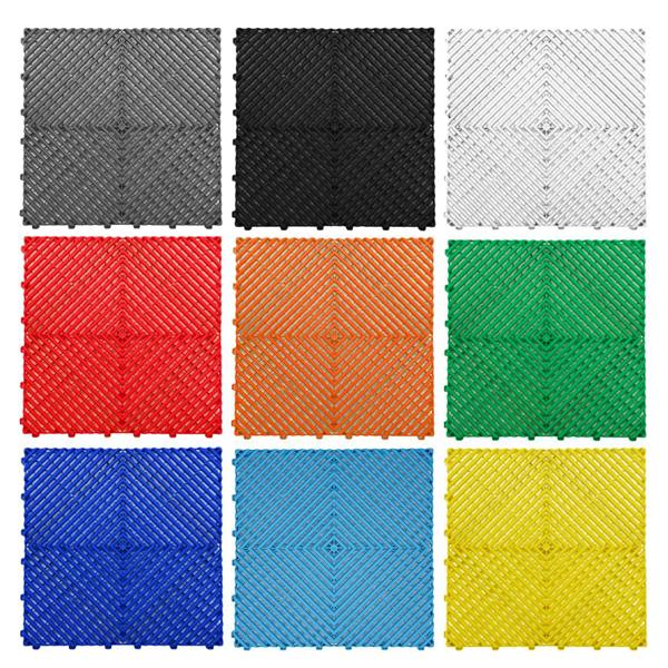 Nicoman 30 x Modular Vented Interlocking Garage Tiles