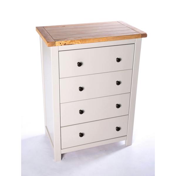 Cabinet Bits Argenta 4 Drawer Chest of Drawers Brass Knob