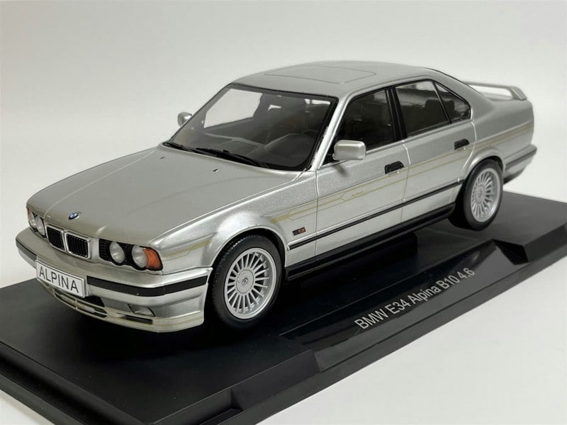 MCG BMW E34 Alpina B10 4.6 Silver Metallic 1:18 Model Car Group MCG18231