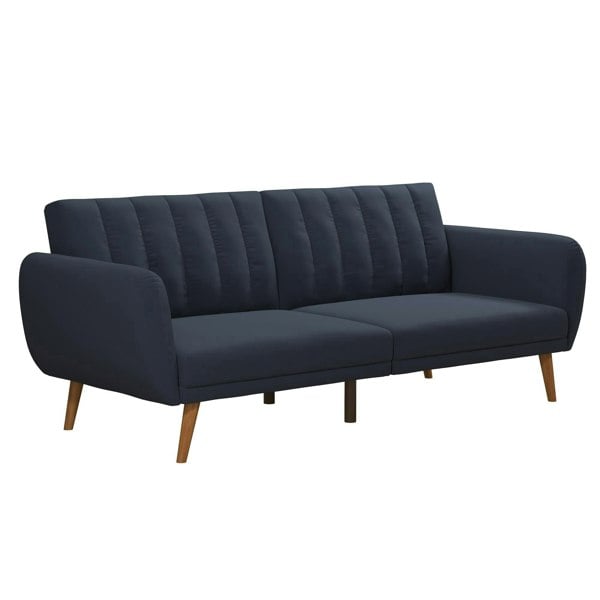 Dorel Home Brittany Sofa Bed in Linen Navy Blue