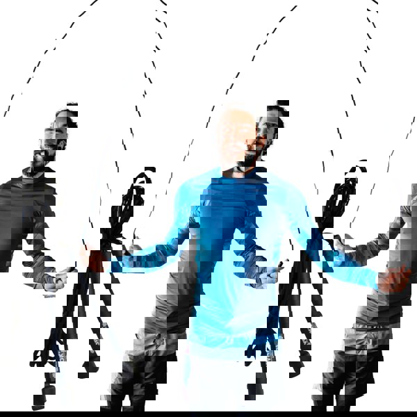 Cardio using the York Barbell jump rope