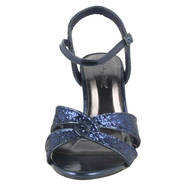Anne Michelle Ladies Anne Michelle Peep Toe Mid Heel Sandal