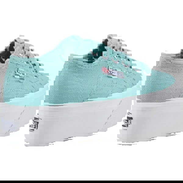 Superga 2790 Linea Up and Down Women's Trainers - Green Water
