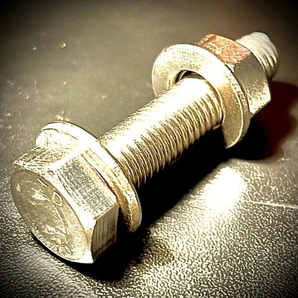 Fixaball M8 Hex Set Screw Bolt Nut Washers A2 304 Stainless
