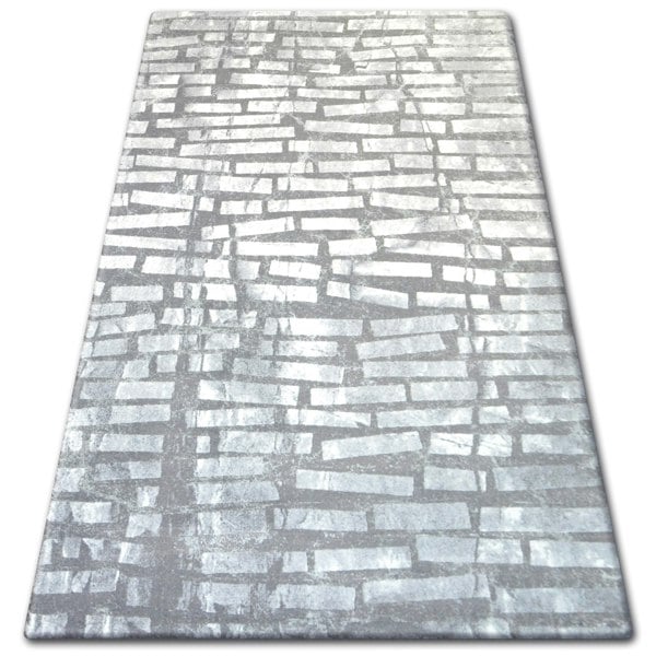 RugsX Andere Rectangular Rug - Light Grey Distressed Stone